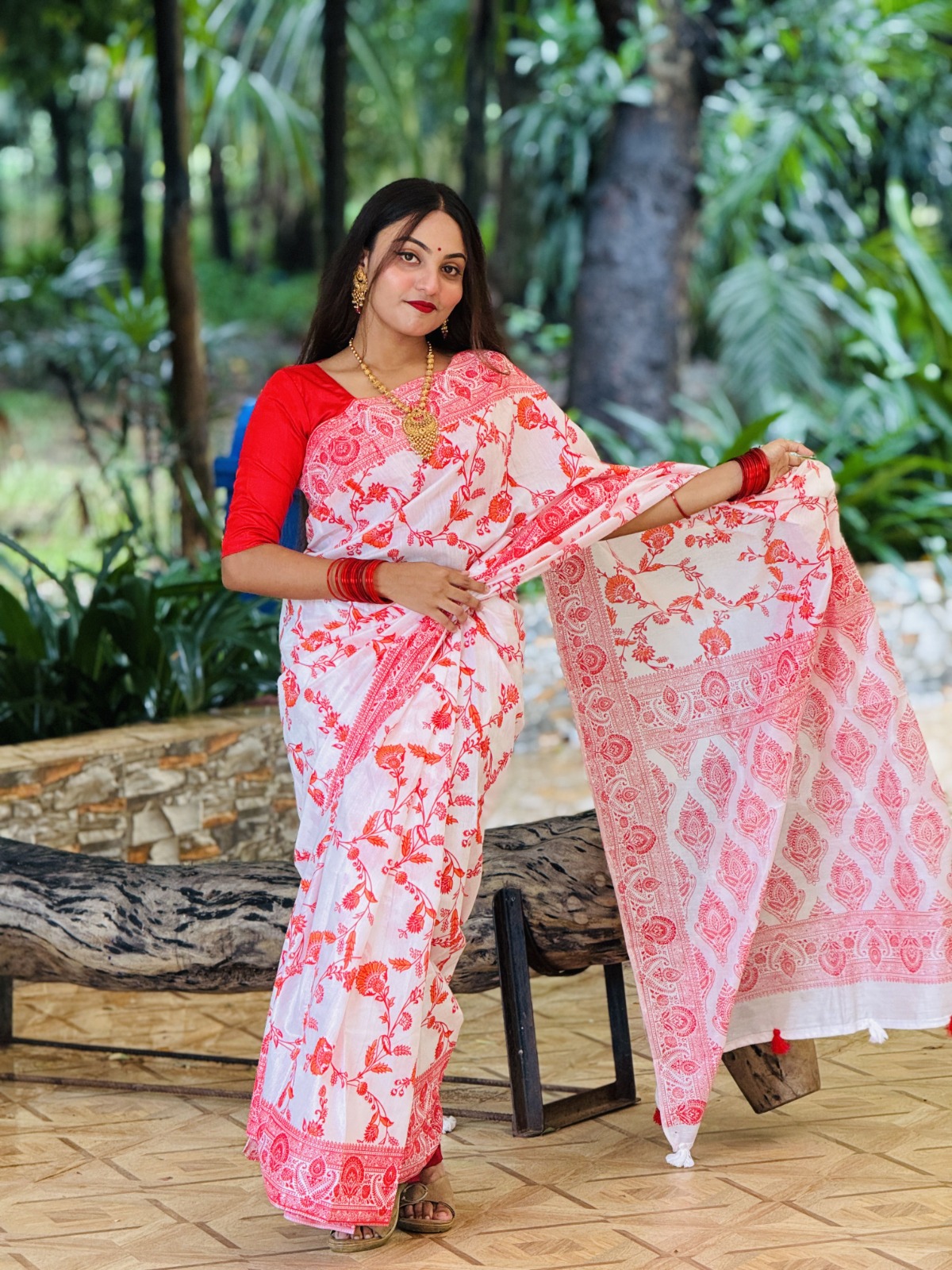 Boishakhi Sharee Collection (With Blouse Piece)-BS0159 - Image 2